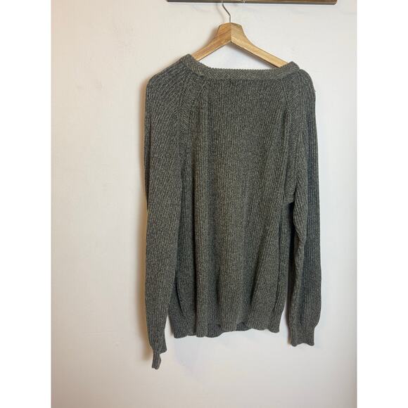 Geoffrey Beene Vintage Men’s Green Knit Sweater 100% Cotton Sz XL - Picture 3 of 4